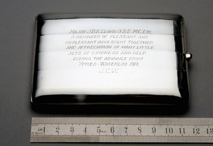 Art Deco Silver WW1 Cigarette Case - Kuppenheim